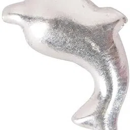 dhruvs collection 925 Silver Fish - Chaandi Ki Machli for Astrological, Vastu, Pooja & Gifting Decorative Showpiece - 4 cm image 1