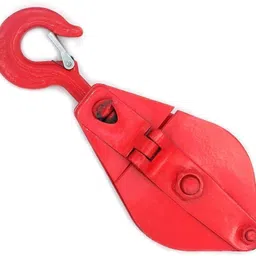 aasons 0.5T Heavy Duty Single Rope Pulley Swivel Lifting Hook with Latch Climbing Pulley-picture-21