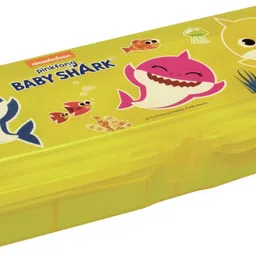 pratap Go School Jr Baby Shark Art Polypropylene Pencil Box-picture-24