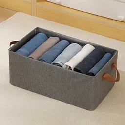 tahaenterprises (Pack of 1)Foldable storage box without lid Storage Box-picture-48