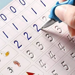 rqpfab Practice Copy Book Magic Calligraphy Book For Kids 1pen+10refill (set of 4pcs) image 2