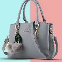 house of common Women Grey Hand-held Bag-picture-21