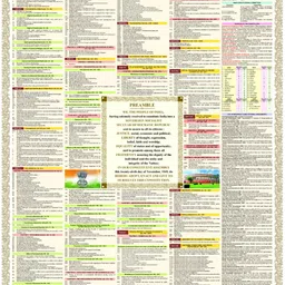 line2line INDIAN CONSTITUTION WALL CHART Paper Print-picture-24