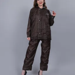 youth robe Solid Women Raincoat-picture-25