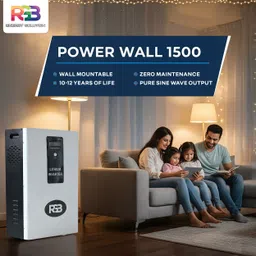 rgb energy solution 1500 VA Power Wall Inverter with Integrated 1280Wh Lithium Ion Battery with 60 Months Warranty Pure Sine Wave Inverter image 3