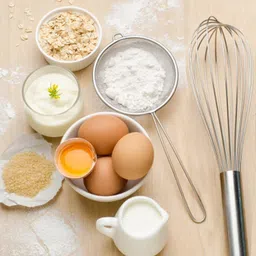 nohunt Stainless Steel Whisk for Blending, Whisking, Beating and Stirring Stainless Steel Spiral Whisk image 2