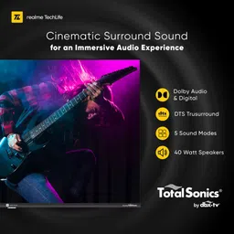 realme techlife CineSonic 109 cm (43 inch) Ultra HD (4K) LED Smart Google TV image 4