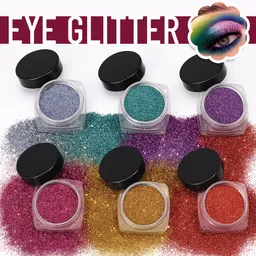 ttt New Eyeshadow Glitter Powder Pack Of 6 Multicolor 9 g-picture-32
