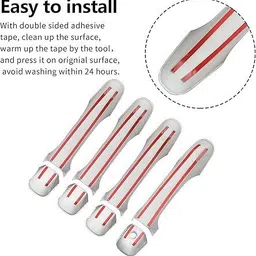 uneestore Chrome Door Handle COVER for dzire 2024 onwards Car Grab Handle Cover image 4