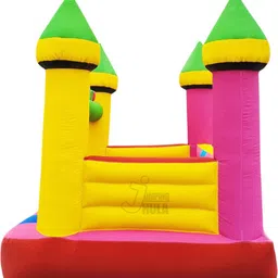 jumping jhula Inflatable slide Bouncy WIth 8x8 Feet Size Inflatable Hoppers & Bouncer image 2