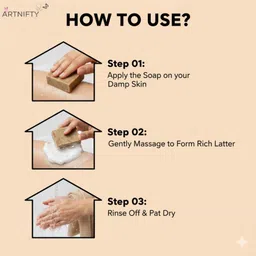 artnifty Sandal Wood And Saffron Soap For Glowing & Refreshing Skin 7 image 4