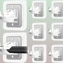 vapneef White Curtain Hooks image 1