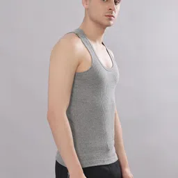 dollar bigboss Pack of 3 Derby RN Cotton Men Vest image 2