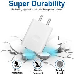 MAK 33 W SuperVOOC 2 A Wall Charger for Mobile with Detachable Cable image 3