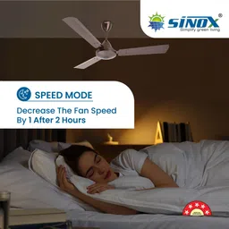 sinox edge E3_METALIC_BROWN with 2 Year Warranty Anti Dust 1200 mm Ceiling Fan image 5