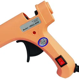 bandook 20W With 06 Glitter Glue Sticks Hot Melt Glue Gun Peach Color With Power Indicator For Art and Crafts , Diy , Kirigami , Paper , PCB , Plush Toys , Crafts , Wood , Box Standard Temperature Corded Glue Gun (07 mm) Standard Temperature Corded Glue Gun image 2