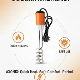axonix AX-1500 ISI Mark Shock-Proof & Water-Proof 1500 W Shock Proof Immersion Heater Rod image 5