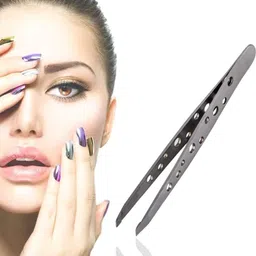 banira Stainless Steel Tweezers for Eyebrows,Hair Plucker,Eyebrow,Nose Hair Remover image 2