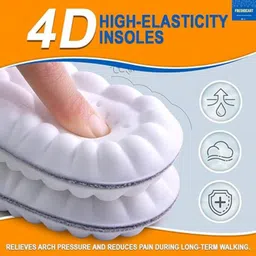FreshDcart Invisible Increased Heel Shoe Lifts Inserts Shoe Pads Form Full Length Regular Shoe Insole image 3