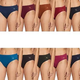 rupa Pack of 10 Women Hipster Multicolor Panty-picture-11