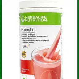 herbal nutrition life Formula 1 Nutritional Shake Mix - Strawberry Flavor For Weight Loss Plant-Based Protein-picture-46