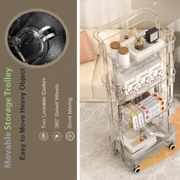 kliznil Plastic Kitchen Trolley image 2