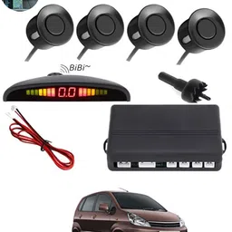 abjd 4 Black Parking Sensors Compact Screen Distance Display with Sound Warning Reverse Assistance Increased Safety for passengers Universal-329 Parking Sensor-picture-10
