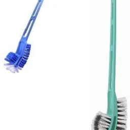 strugglinging 2 Bathroom Cleaning Brush for Western and Indian Toilet Cleaning Pack of 2 image 1