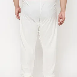 Vastramay Plus Men's White Cotton Blend Pyjama Men Pyjama image 2