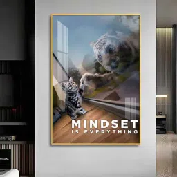 the next decor Prospective Matter Mindset Glass Finish Vertical Wall Art-picture-17