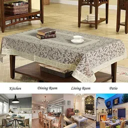 clothloom Floral, Geometric 4 Seater Table Cover image 3