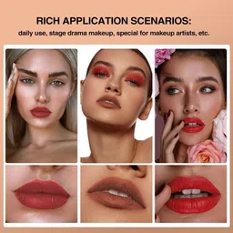 seung Moisturizing 12 Color Lip Gloss Palette, Creamy Texture Lipstick-Nw image 4