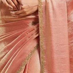 lorofy Embellished, Self Design Bollywood Chiffon Saree image 5