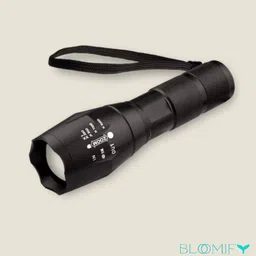 bloomify Waterproof 5 Mode Zoomable Long Range 8 hrs Torch Emergency Light-picture-11