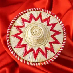 kingfis handicraft Seagrass Premium Handmade Ecofriendly Multipurpose Roti Bread Decoration Storage Basket image 2