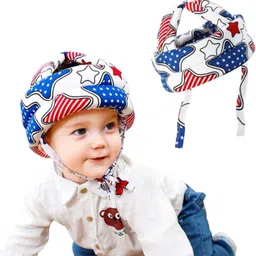 Baby Safety Helmet - Head Cushion Bumper Bonnet, Adjustable Protective Multi Pri Rattle-image-54
