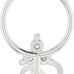 avsar Eshika 18kt Diamond White Gold Nose Wire image 5