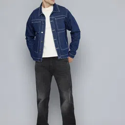 levi's 505 Men Straight Fit Mid Rise Black Jeans image 5