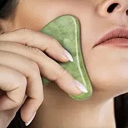 cartease corner 3 Pcs Combo Natural Jade Roller| Head Massager| Portable Acupressure Clip image 3