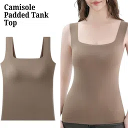 sizi Women Brown Tank Top/Vest image 1