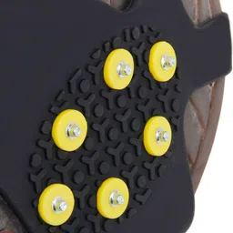 maxxlite Non-slip Rubber Studs Snow Ice Cleat Crampons Overshoes Silicone Full Length Regular Shoe Insole image 3