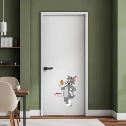 gadivaan 38 cm TOM HAND JERRY Self Adhesive Sticker image 5