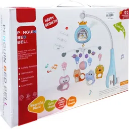 budetto Remote Controlled Bed Bell Baby Crib Toy Jhoomer with Music & Light Random Pack Rattle image 5