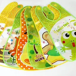 trexee (Pack of 3 Bibs) Waterproof, Washable, Stain and Odor Resistant Soft, Unisex, Non Messy Baby Bibs for Babies & Toddlers-picture-14