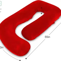 thukran Microfibre Solid Pregnancy Pillow Pack of 1 image 3