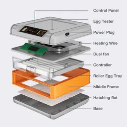 tm&w drawer type incubator 192 egg hatcher small egg hatcher rolling trays' Egg Incubator image 2
