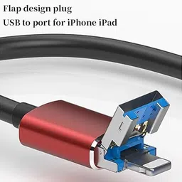 RyzCare Lightning to USB 4IN2 HUB Gaming Adapter image 3