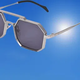 UV Protection Retro Square Sunglasses (Free Size)-image-3
