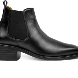 bxxy Men's Black Height increasing Latest Formal Party wear Synthetic Material Boots Boots For Men image 2