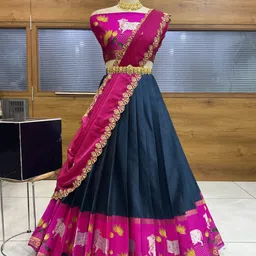 mr y Self Design Semi Stitched Lehenga Choli-picture-20